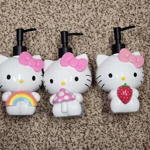 Hello Kitty Soap / Lotion Dispenser Bundle Set